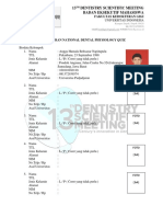 Formulir Pendaftaran NDPQ 13th DSM FKG UI 2019 Kelompok Angga