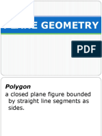 PLANE GEOMETRY: KEY CONCEPTS AND THEOREMS