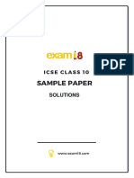 Exam18 ICSE Class 10 Geography Solution PDF