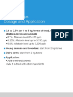 Novasil Plus Dosage Guide for Aflatoxin in Animal Feed