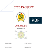 Project On Cyclotron