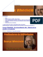 George Whitefield - Su Extraordinaria Vida - Historia de Los Grandes Avivamientos