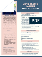 Pink and Blue Flat Design Physicist Science Resume