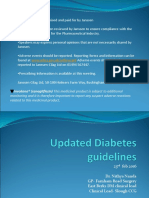 Updated Diabetes Guidelines - DR Nanda