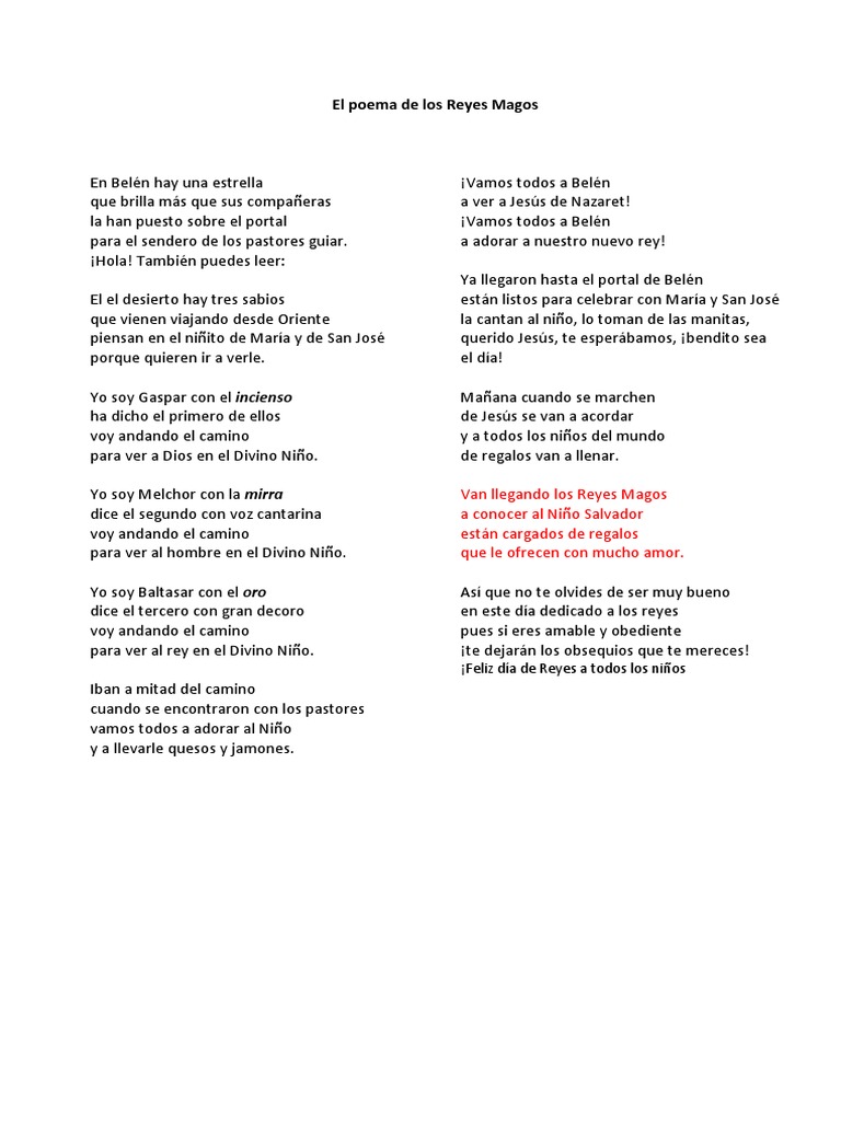 El Poema de Los Reyes Magos | PDF