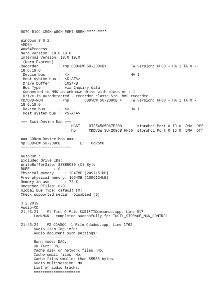 Log | PDF | Computer Architecture | Computing
