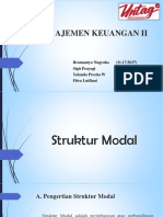 Manajemen Keuangan 2 - Struktur Modal