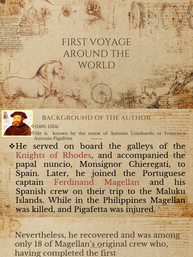 the first voyage around the world ppt