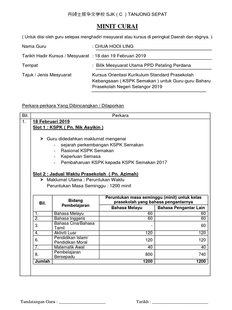 Kursus KSPK 18&19 | PDF