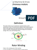 Electrical Machine & Drives: Synchronous Motors Explained