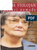 Sanda Stolojan Ceruri Nomade Jurnal Din Exilul Parizian 1990-1996 PDF