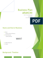 Business Plan Arancini