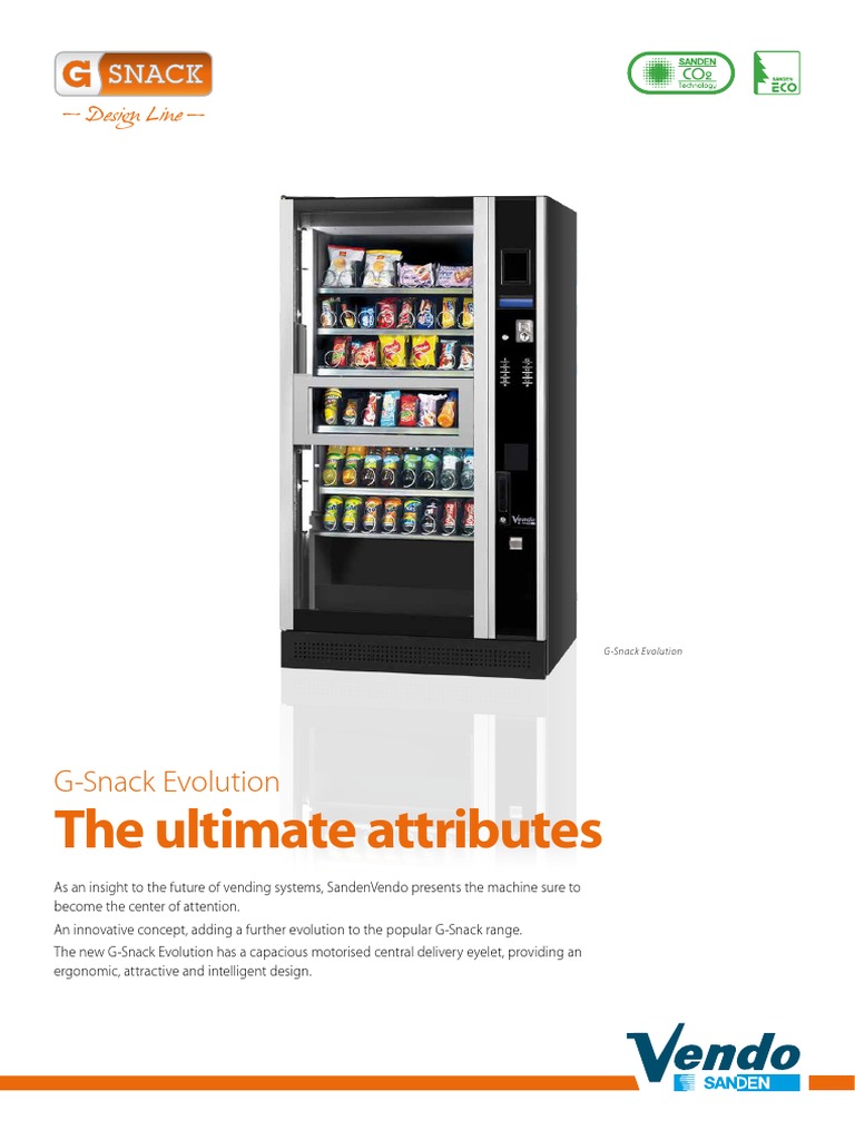 G-Snack Evolution Vending Machine | PDF