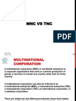 TNC Vs MNC