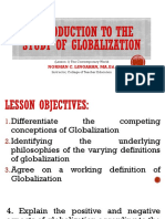 Introduction To The Study of Globalization