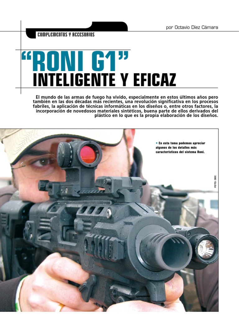 Sistema Roni G1 para Pistolas Glock | PDF | Pistola | Tecnología militar