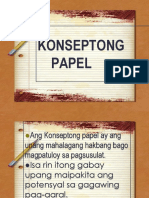 Bahagi NG Konseptong Papel