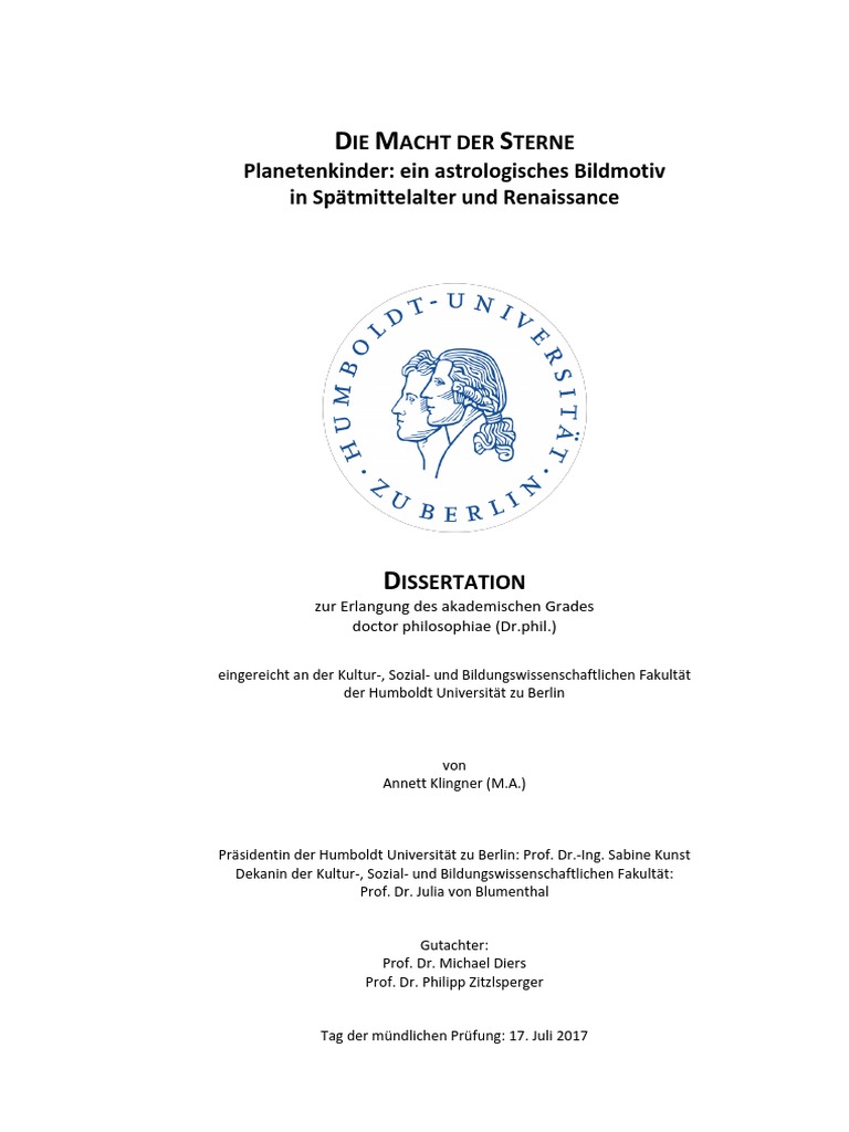 Dissertation Klingner Annett PDF 