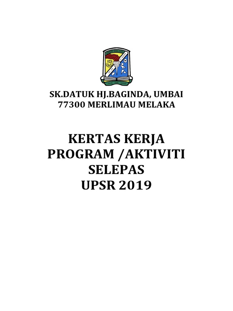 Program Pasca Upsr 2019 Pdf