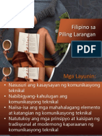 Filipino Sa Piling Larangan Aralin 1
