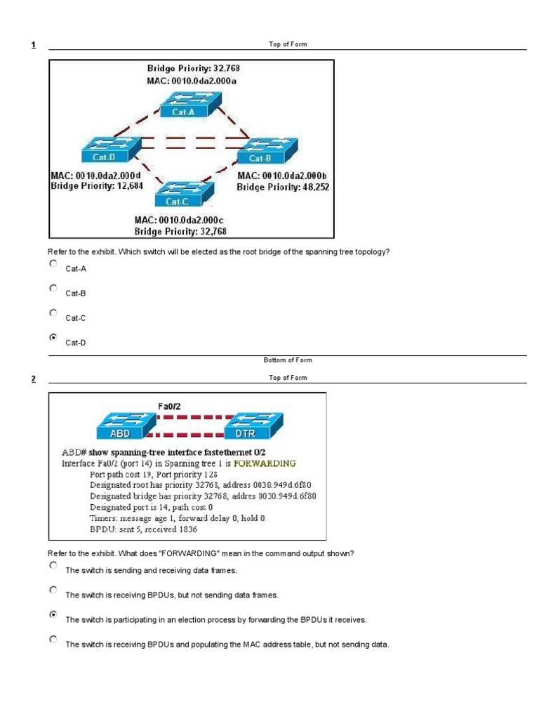 Ccna 3 Lan Switching and Wireless V4 Final Exam | PDF