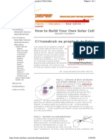 Bricolaje Mecanica Popular Manual Como Construir Su Propia Celula Solar PDF