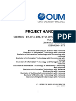 Project Handbook for Applied Science Degrees