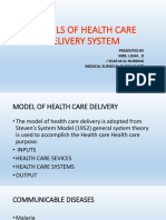 Models of Health Care Delivery System
