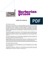 LIBRO EVENTOS Barbarian Prince