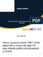 S8 Carta Gantt