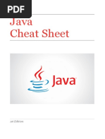 Java Cheat Sheet