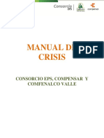 Manual de Crisis Consorcio EPS, Compensar  y Comfenalco Vall