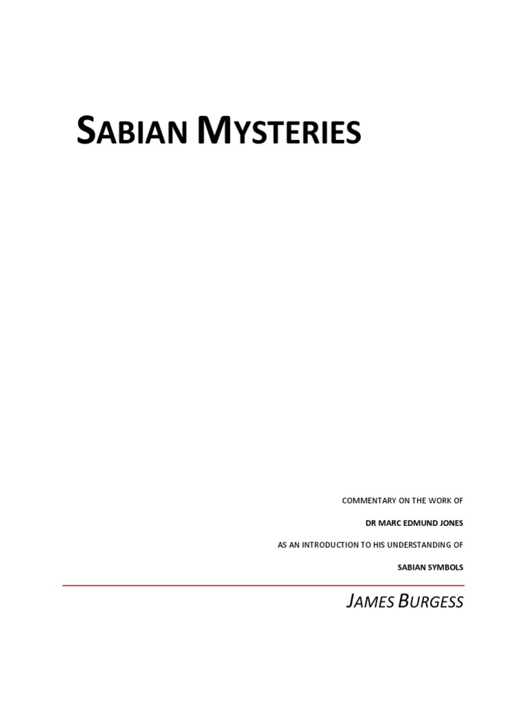 Understanding Sabian Symbols Explained | PDF | Experience | Self