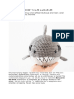 Crochet Shark Amigurumi Toy for Kids