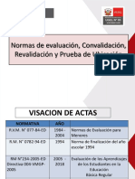Normas de evaluación, Convalidación, Revalidación y Prueba de Ubicación 2019..pdf