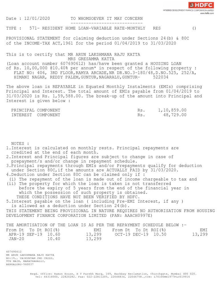 House Receipt | PDF | Loans | Personal Finance