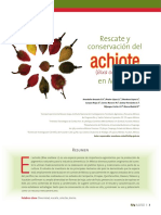 Rescate y Conservacion Del Achote