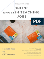 The Ultimate Guide To Online English Teaching Jobs by OETJobs PDF