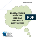 Programacion Naturales Quinto 1617 PDF