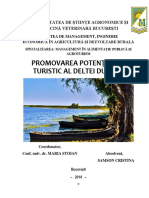 Samson Cristina - Promovarea Potențialului Turistic Al Deltei Dunării - Disertatie