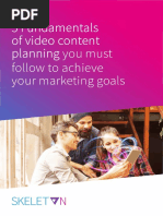 5 Fundamentals of Video Content Planning