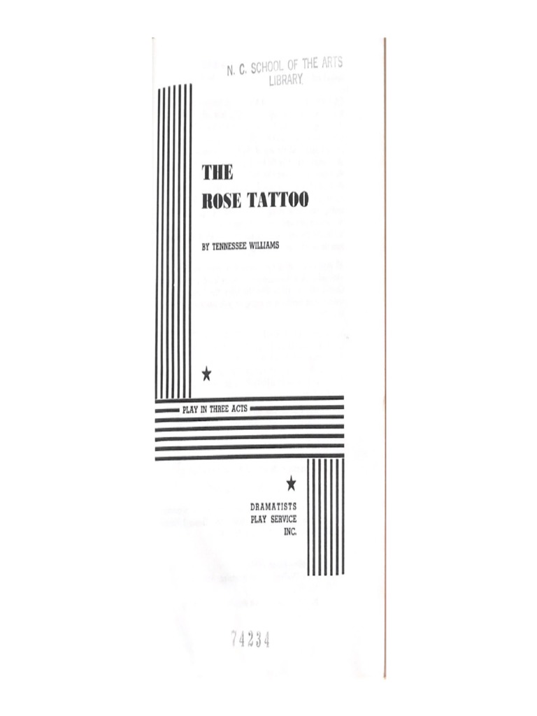 The Rose Tattoo by Tennessee Williams (Part 1) PDF | PDF
