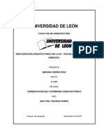 Restauración arquitectónica de la Ex – escuela General Álvaro Obregón a Sala de Exposciones.pdf