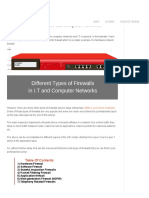 7 Types of Firewalls in I.T and Computer Networks Explained