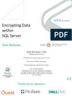 Encrypting Sensitive Data in SQL Server