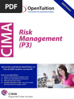 CIMA P3 2020 Notes