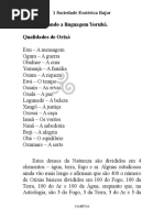 Qualidades de Orixá