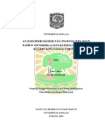 Analisis Risiko Kesehatan Lingkungan Pajanan Karbon Monoksida (Co) Pada Pedagang Di Jalan M.yamin Kota Padang Tahun 2018