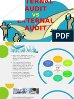 Internal and External Audit Comparison
