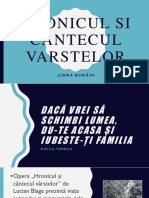 Hronicul Si Cantecul Varstelor Prezentare